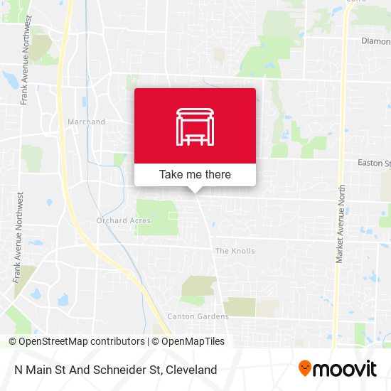 Mapa de N Main St And Schneider St