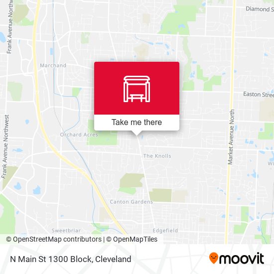Mapa de N Main St 1300 Block