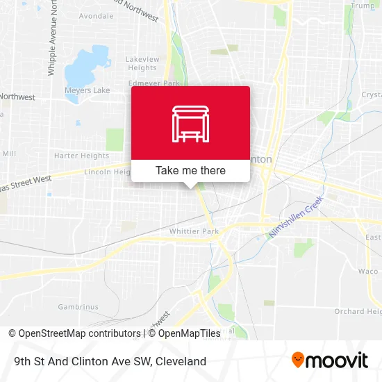 9th St And Clinton Ave SW map
