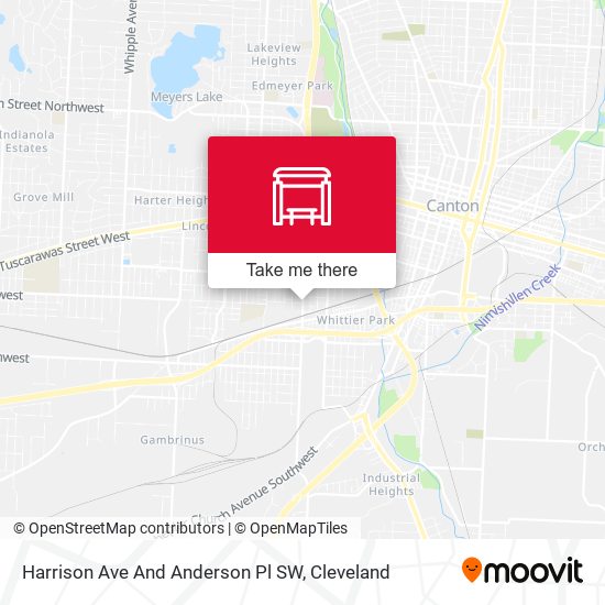 Mapa de Harrison Ave And Anderson Pl SW