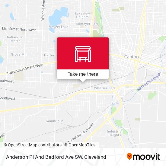 Anderson Pl And Bedford Ave SW map
