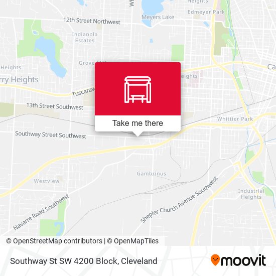 Southway St SW 4200 Block map