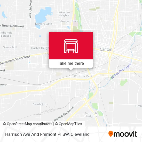Harrison Ave And Fremont Pl SW map