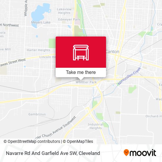 Navarre Rd And Garfield Ave SW map