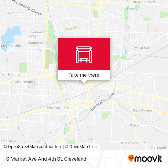 Mapa de S Market Ave And 4th St