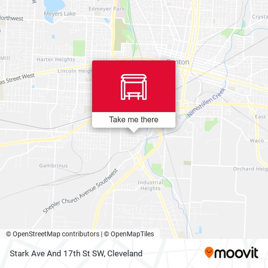 Stark Ave And 17th St SW map