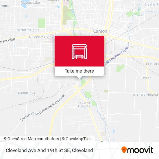 Cleveland Ave And 19th St SE map