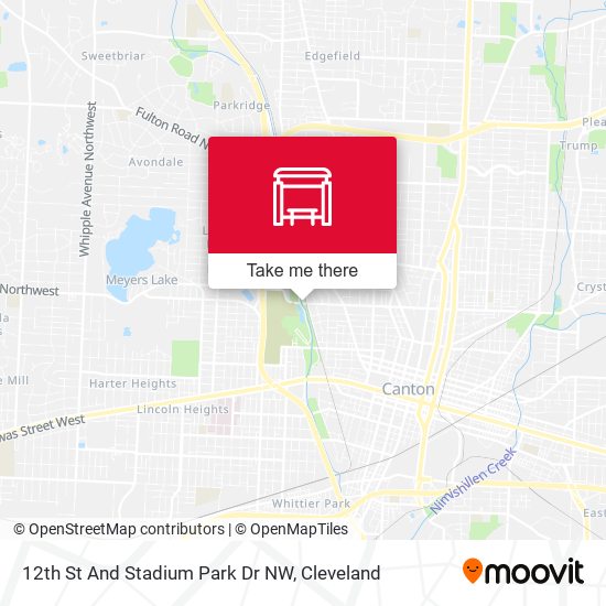 12th St And Stadium Park Dr NW map