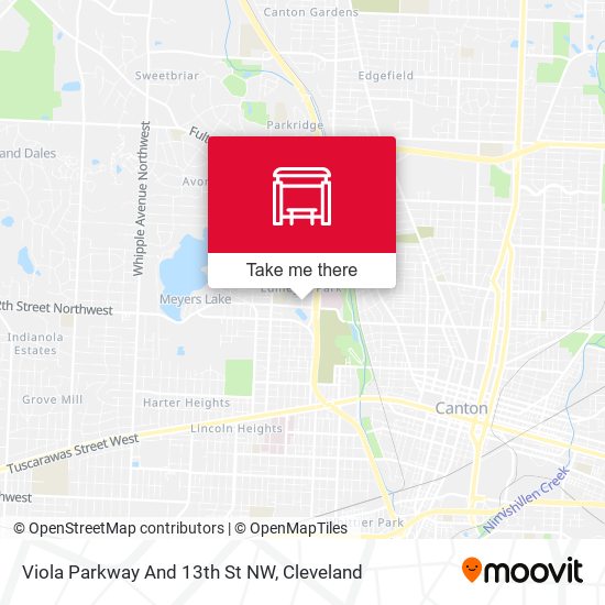 Mapa de Viola Parkway And 13th St NW