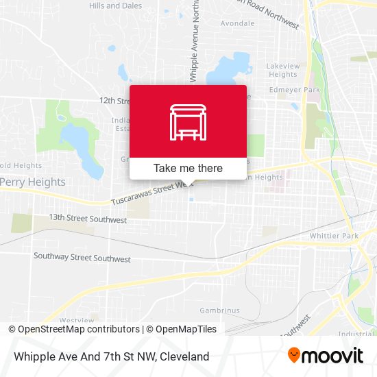 Mapa de Whipple Ave And 7th St NW
