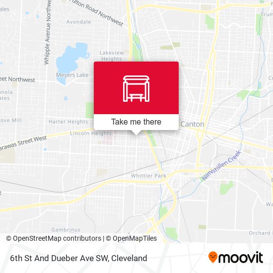 6th St And Dueber Ave SW map