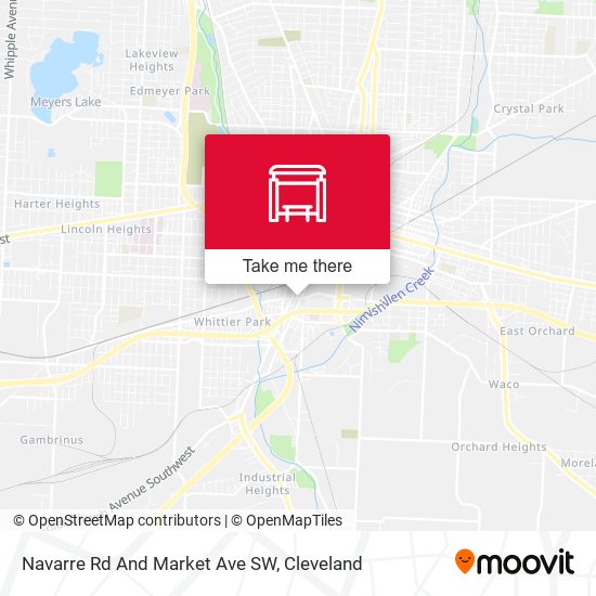 Navarre Rd And Market Ave SW map