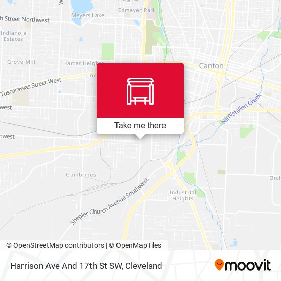 Mapa de Harrison Ave And 17th St SW