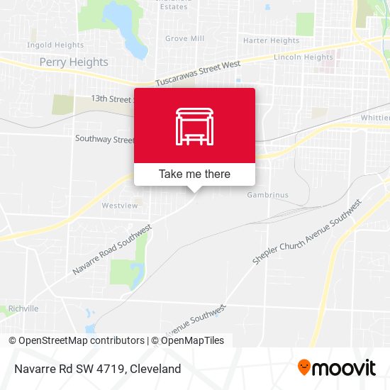 Navarre Rd SW 4719 map