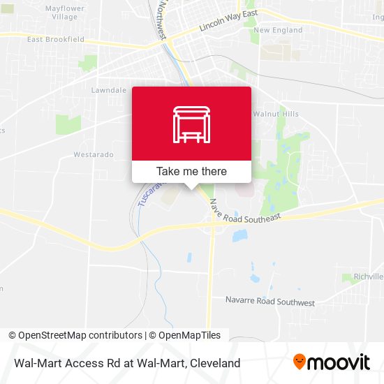Wal-Mart Access Rd at Wal-Mart map