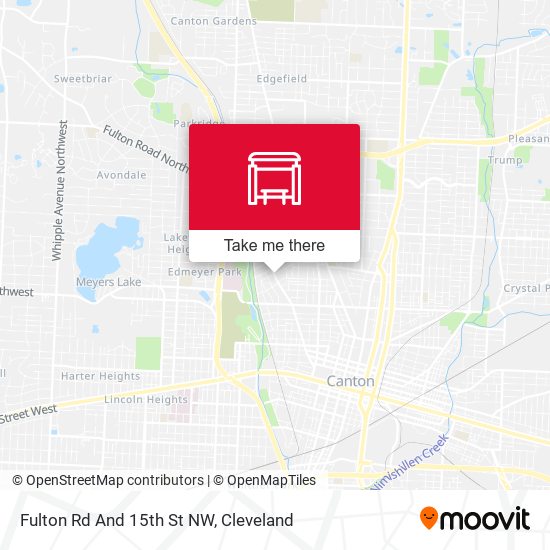Mapa de Fulton Rd And 15th St NW