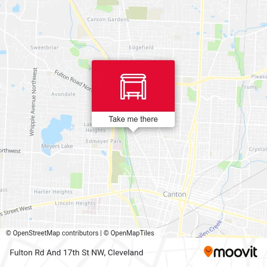 Fulton Rd And 17th St NW map