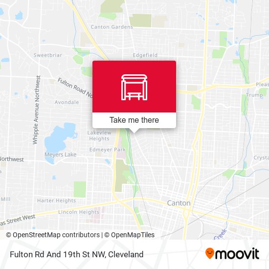 Mapa de Fulton Rd And 19th St NW