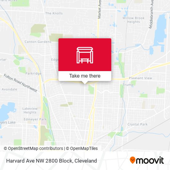 Mapa de Harvard Ave NW 2800 Block
