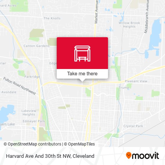 Harvard Ave And 30th St NW map