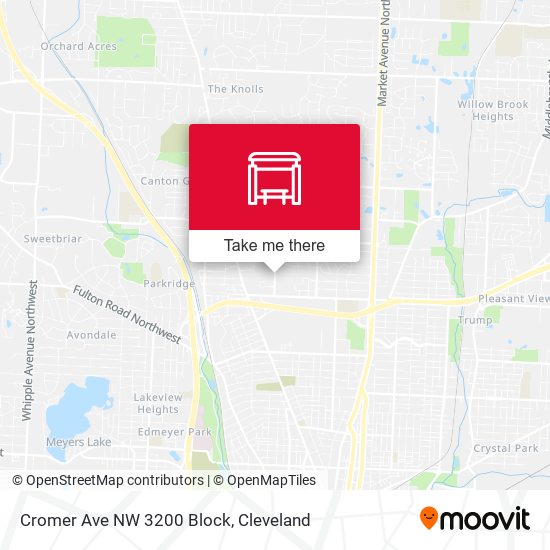 Cromer Ave NW 3200 Block map