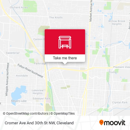 Cromer Ave And 30th St NW map