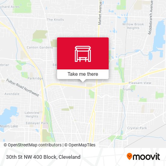 Mapa de 30th St NW 400 Block