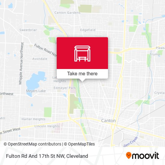 Mapa de Fulton Rd And 17th St NW