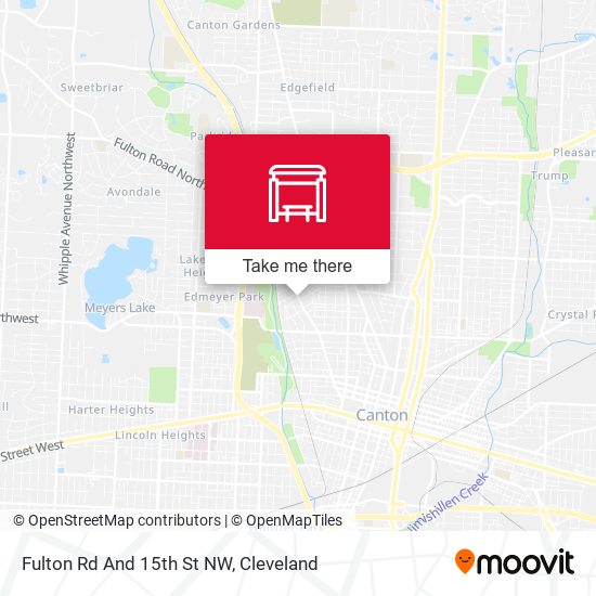 Fulton Rd And 15th St NW map