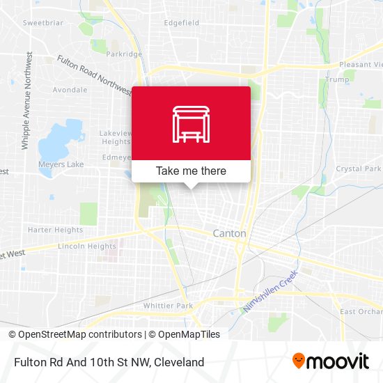 Mapa de Fulton Rd And 10th St NW