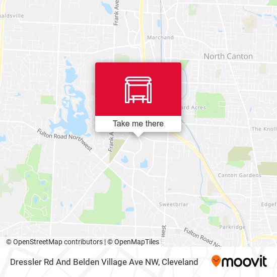 Dressler Rd And Belden Village Ave NW map