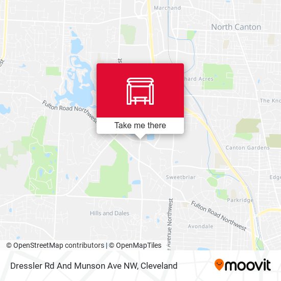 Dressler Rd And Munson Ave NW map