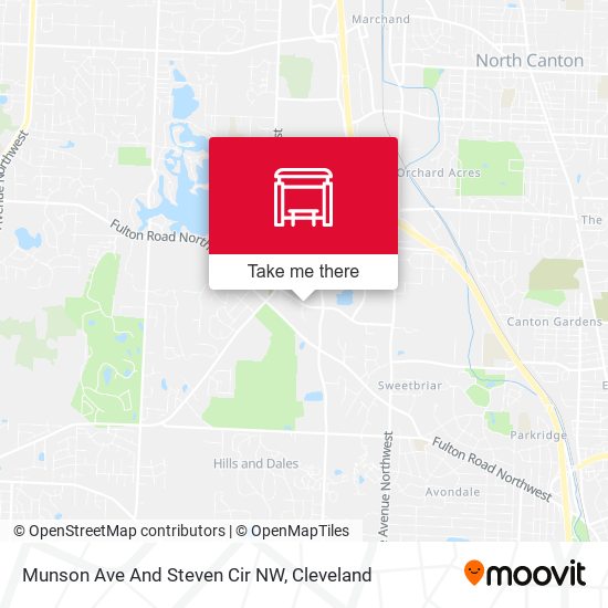 Munson Ave And Steven Cir NW map