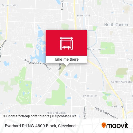 Mapa de Everhard Rd NW 4800 Block