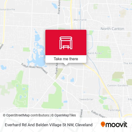 Everhard Rd And Belden Village St NW map