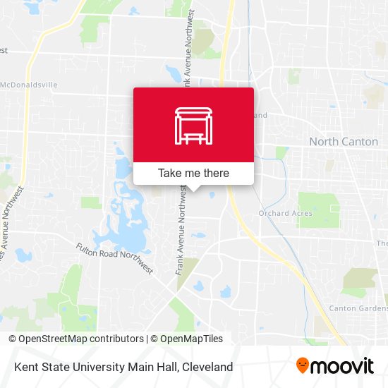 Kent State University Main Hall map