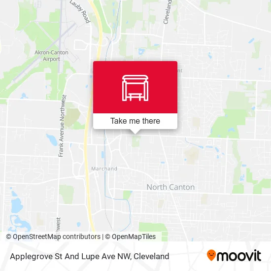 Applegrove St And Lupe Ave NW map