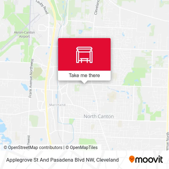 Applegrove St And Pasadena Blvd NW map