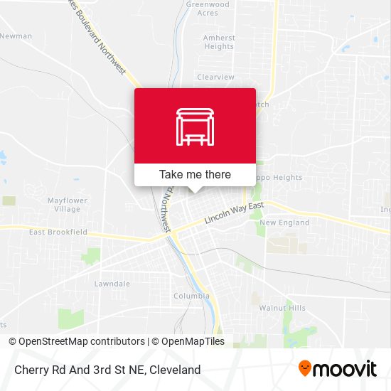 Mapa de Cherry Rd And 3rd St NE