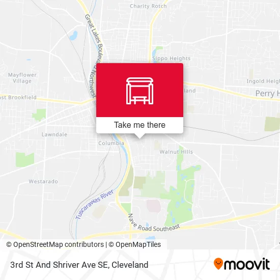 3rd St And Shriver Ave SE map
