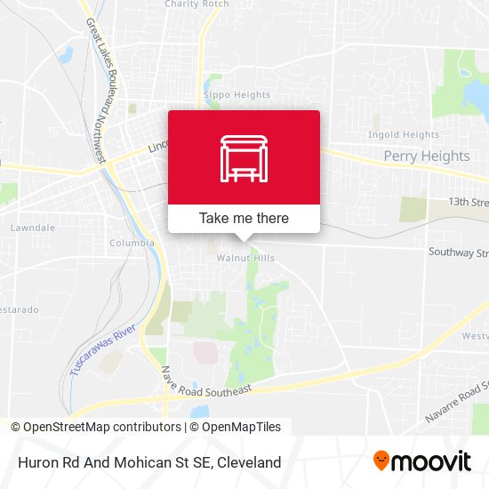 Mapa de Huron Rd And Mohican St SE