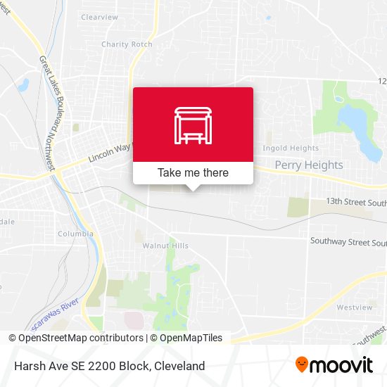 Harsh Ave SE 2200 Block map