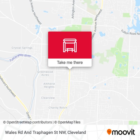 Wales Rd And Traphagen St NW map