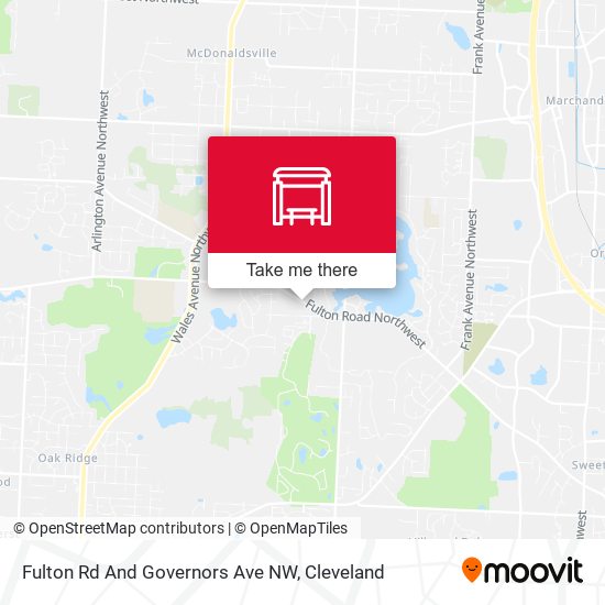 Mapa de Fulton Rd And Governors Ave NW