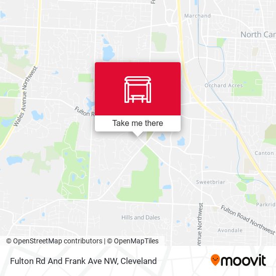 Fulton Rd And Frank Ave NW map