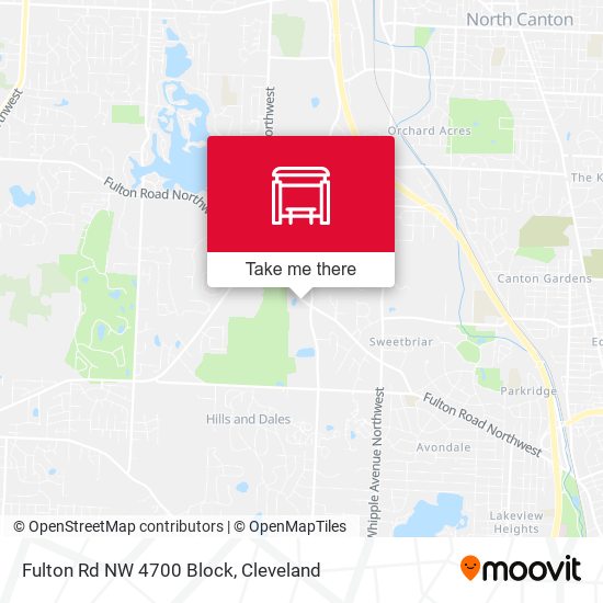 Fulton Rd NW 4700 Block map