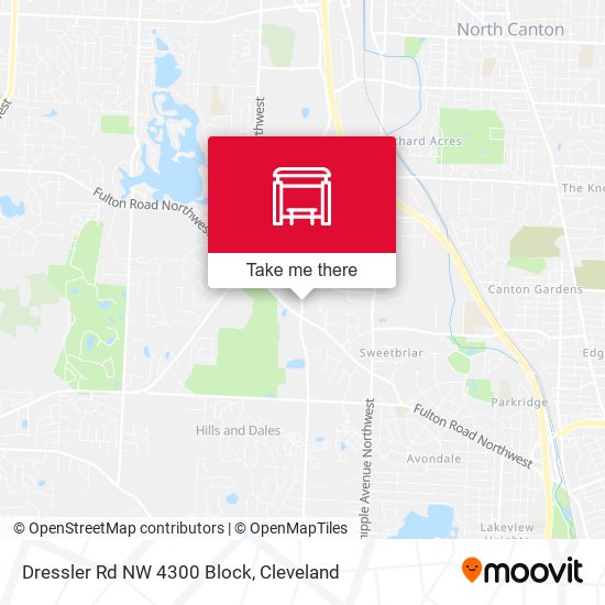 Mapa de Dressler Rd NW 4300 Block