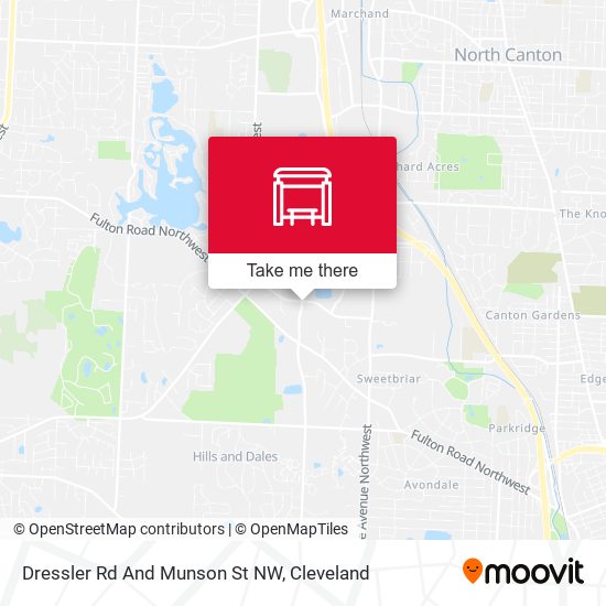 Dressler Rd And Munson St NW map