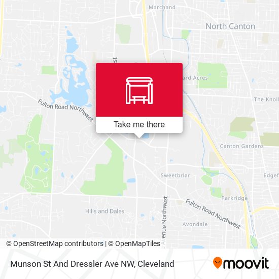Munson St And Dressler Ave NW map