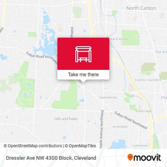 Mapa de Dressler Ave NW 4300 Block